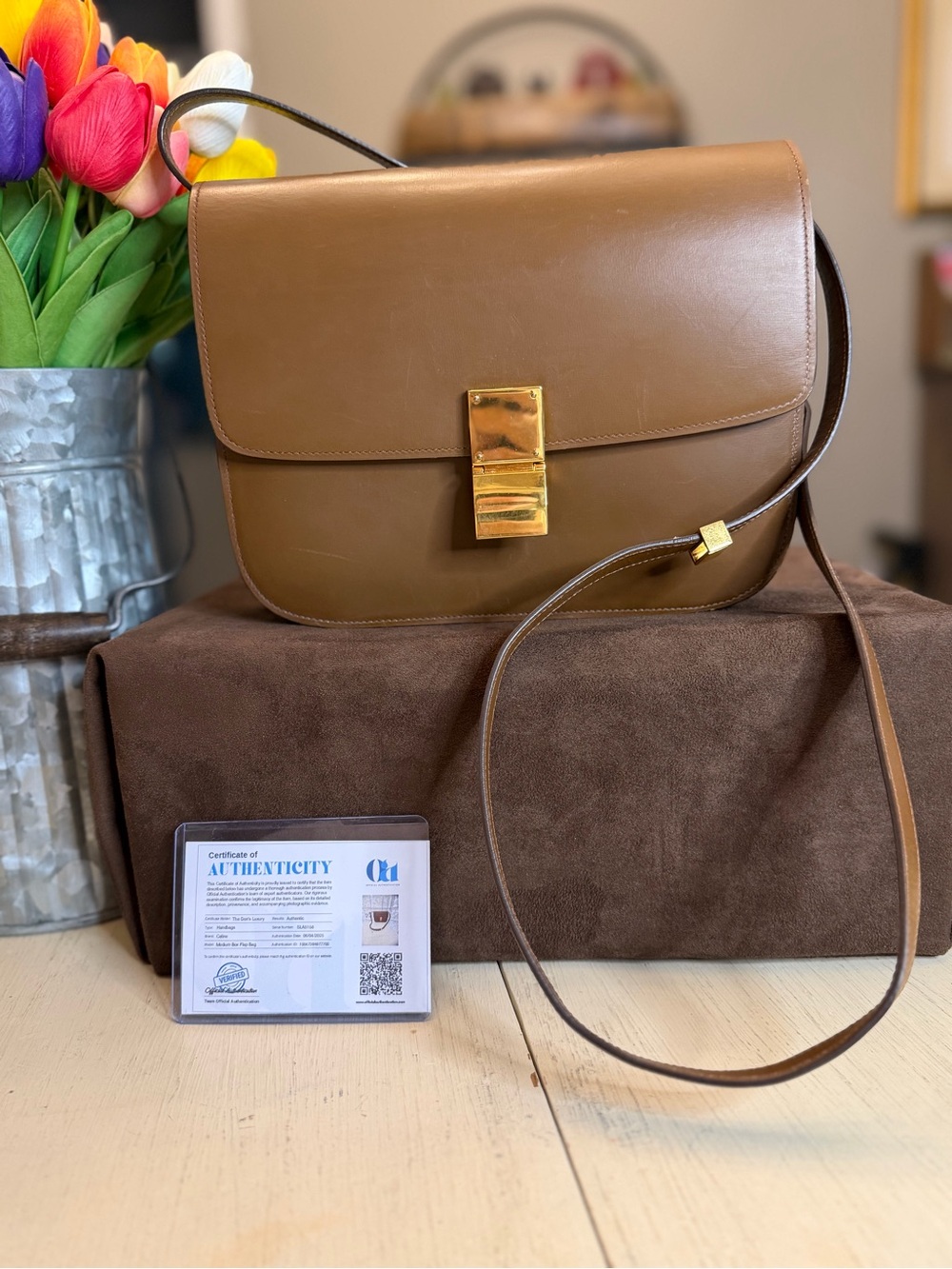 *COA* Celine Medium Classic Box Bag